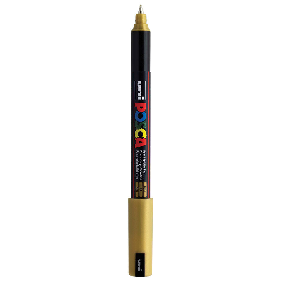 Posca PC-1MR Acrylic Marker (Ultra Fine) - Gold image