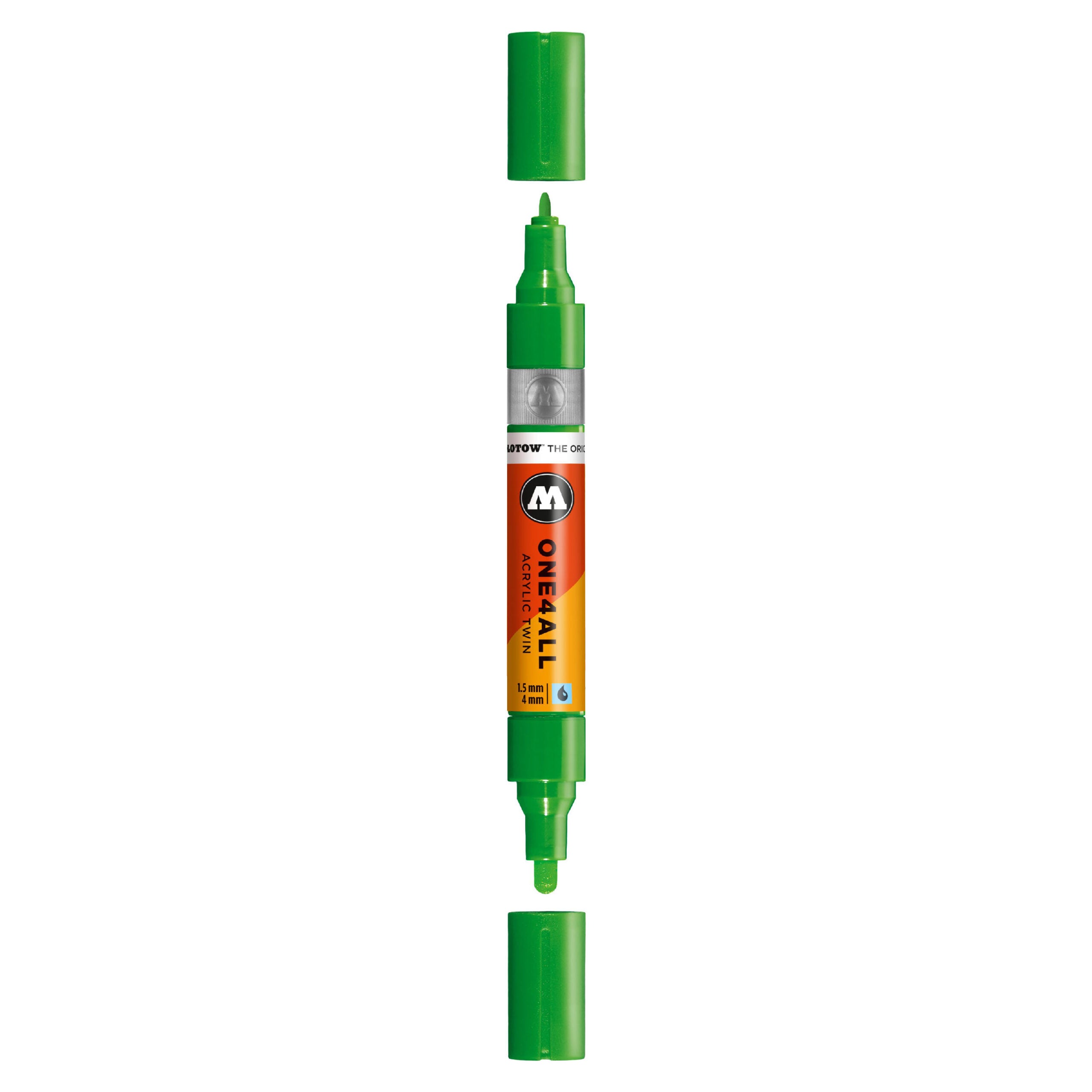 Molotow ONE4ALL Acrylic TWIN Marker (1.5-4mm) - Kacao77 Green image