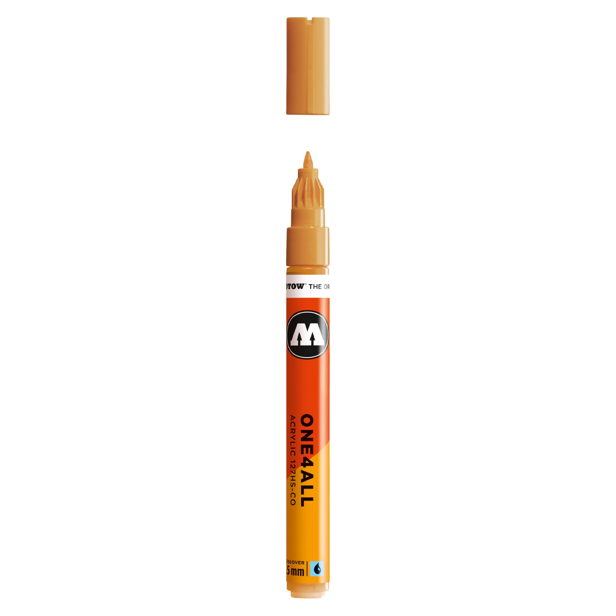 Molotow ONE4ALL 127HS-CO Acrylic Marker (1,5mm) - Ocher Brown Light image