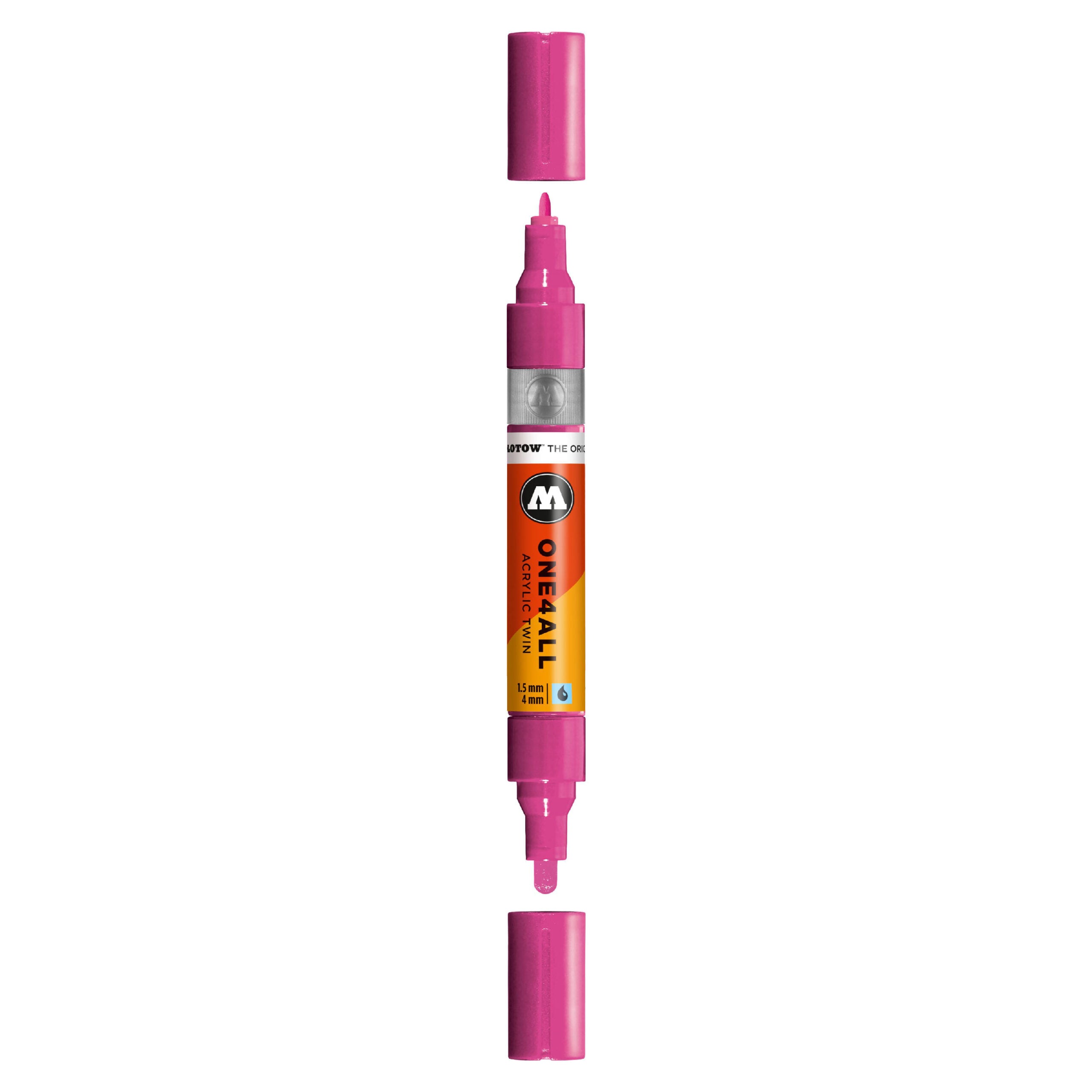 Molotow ONE4ALL Acrylic TWIN Marker (1.5-4mm) - Magenta image