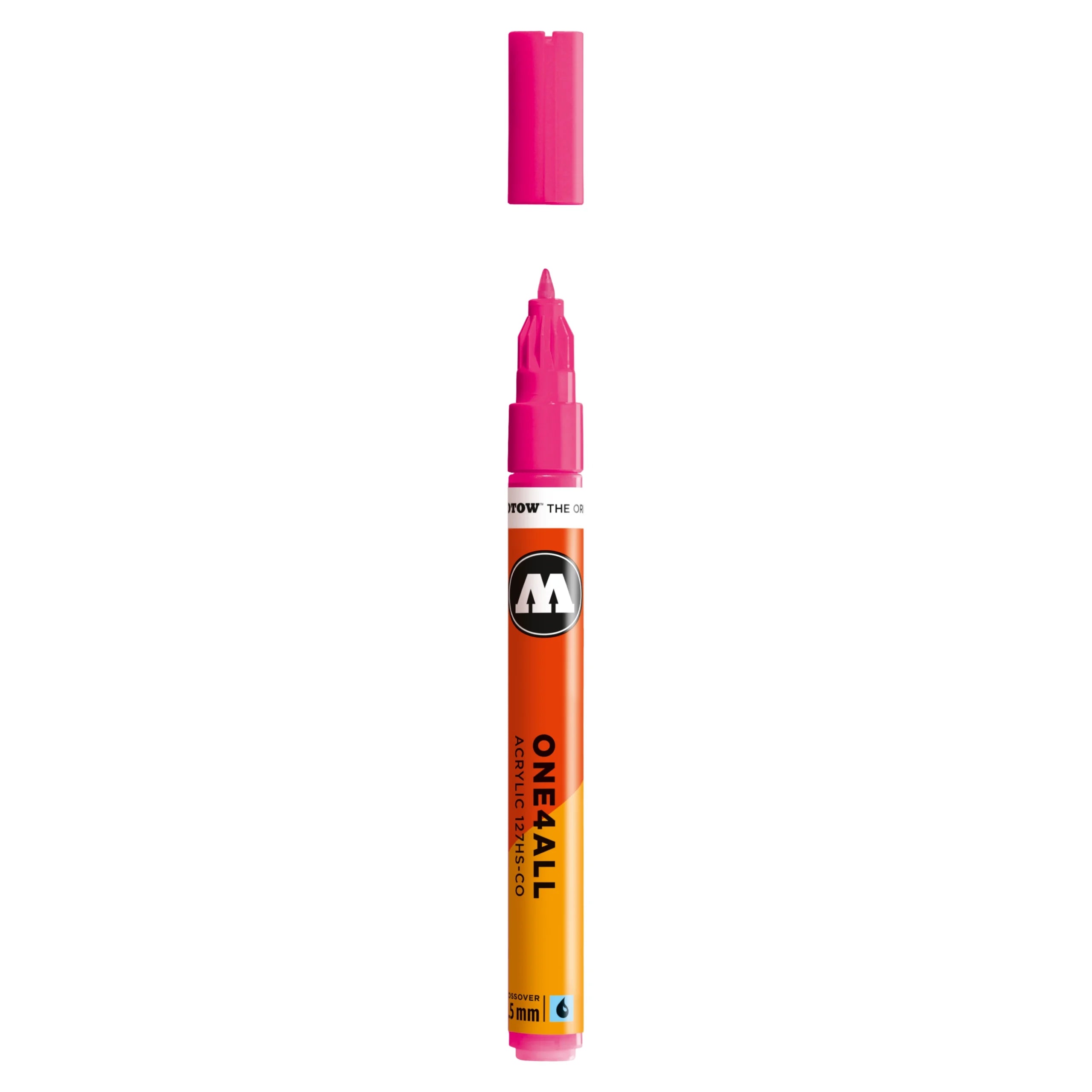 Molotow ONE4ALL 127HS-CO Acrylic Marker (1,5mm) - Neon Pink Fluo image