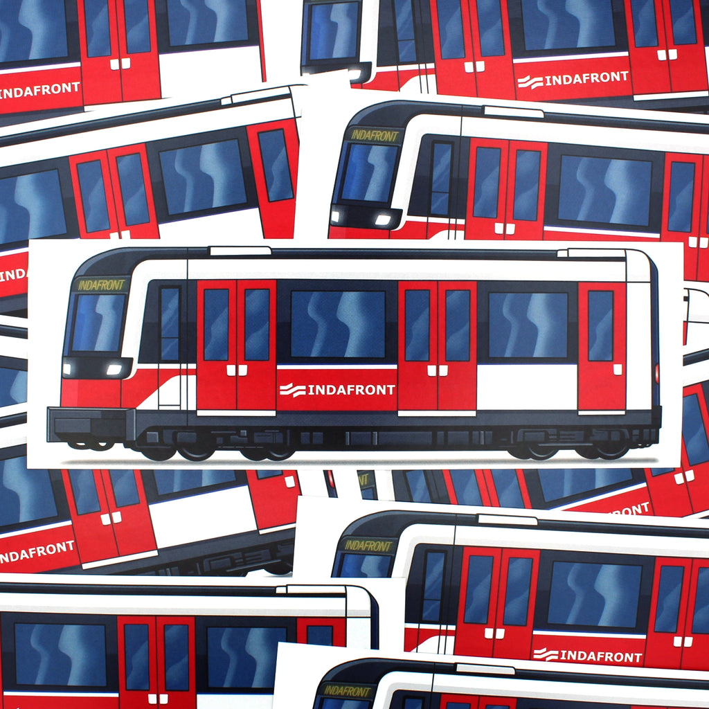 Indafront Amsterdam Metro Stickers (25 pcs.) image 2