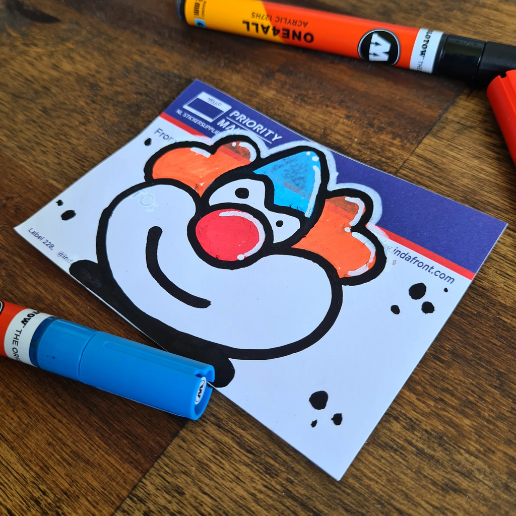Priority Mail Blue Top Stickers (50 pcs.) image 1
