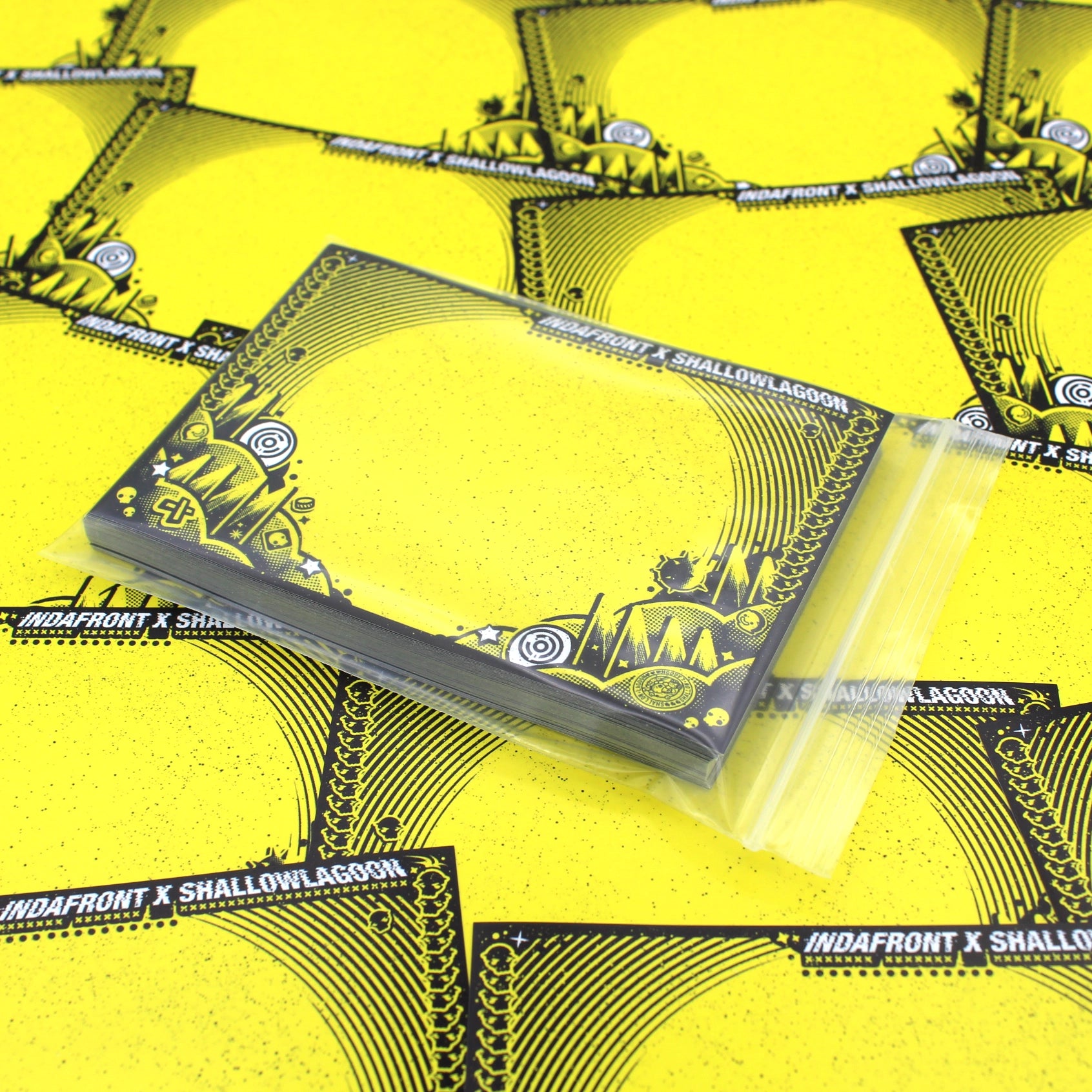 Shallow Lagoon x Indafront Yellow Stickers (50 pcs.) image 3