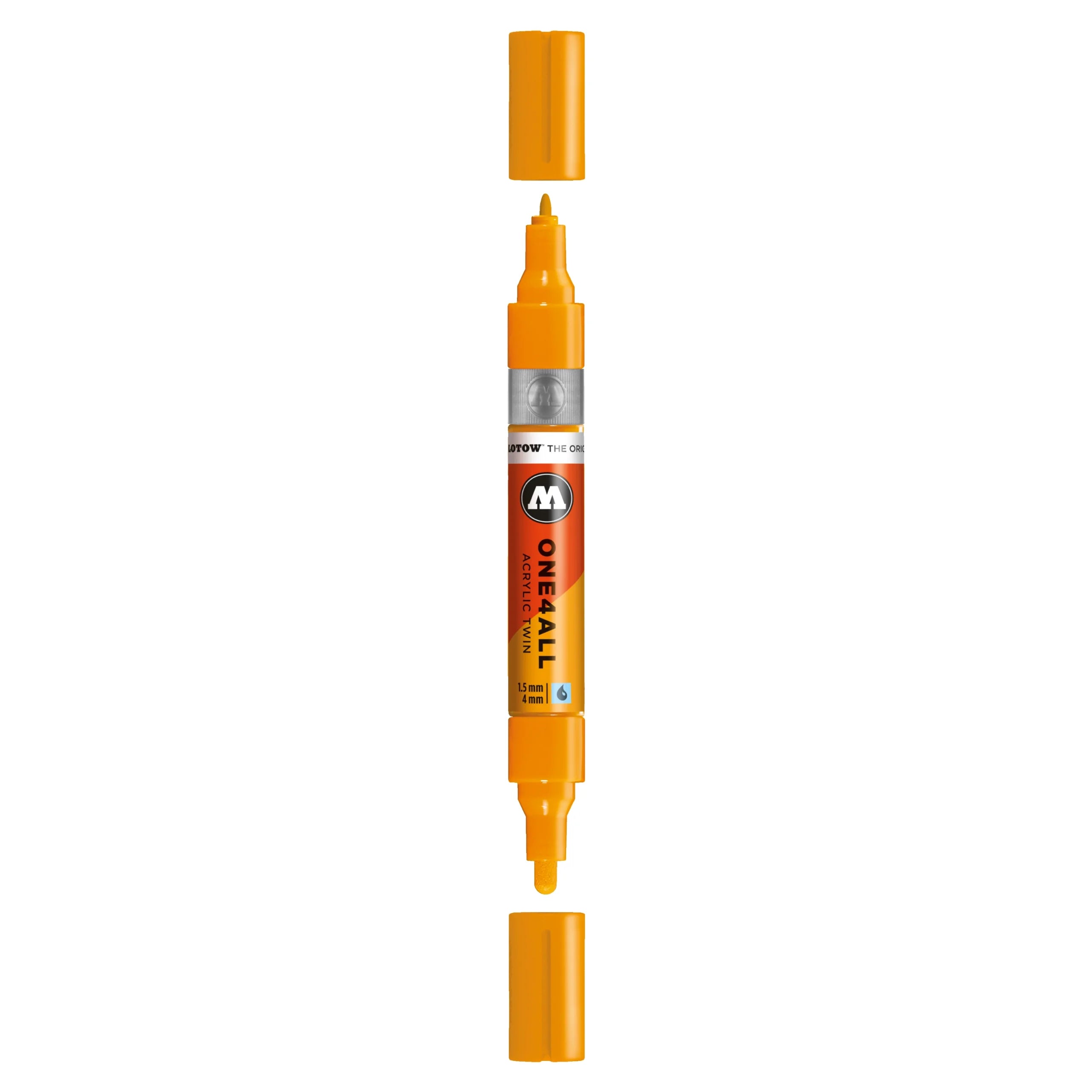 Molotow ONE4ALL Acrylic TWIN Marker (1.5-4mm) - Light Orange image