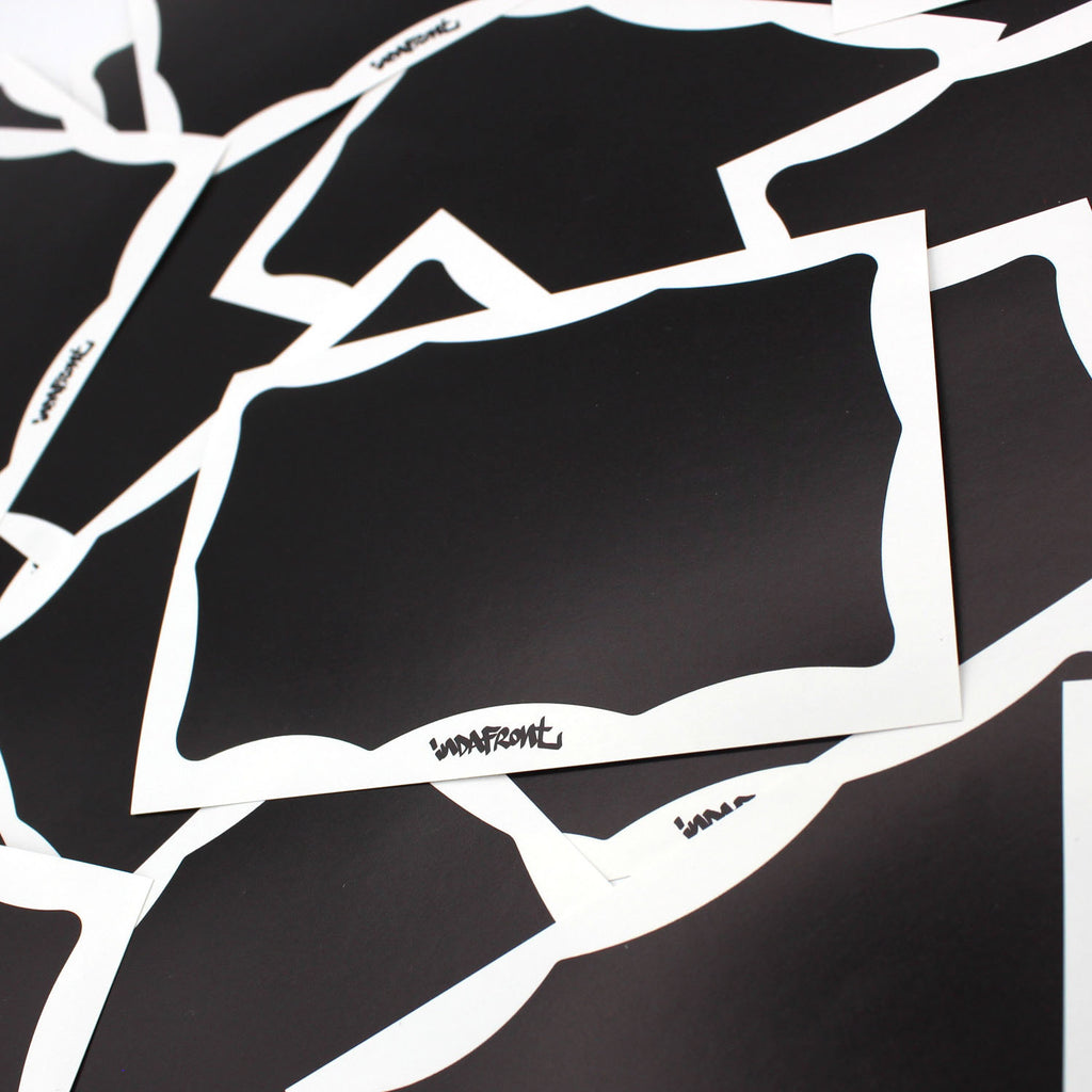 Wavy Border Stickers Black Inverted (50 pcs.) image 3