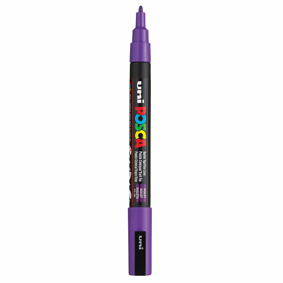 Posca PC-3M Acrylic Marker (Fine) - Violet image