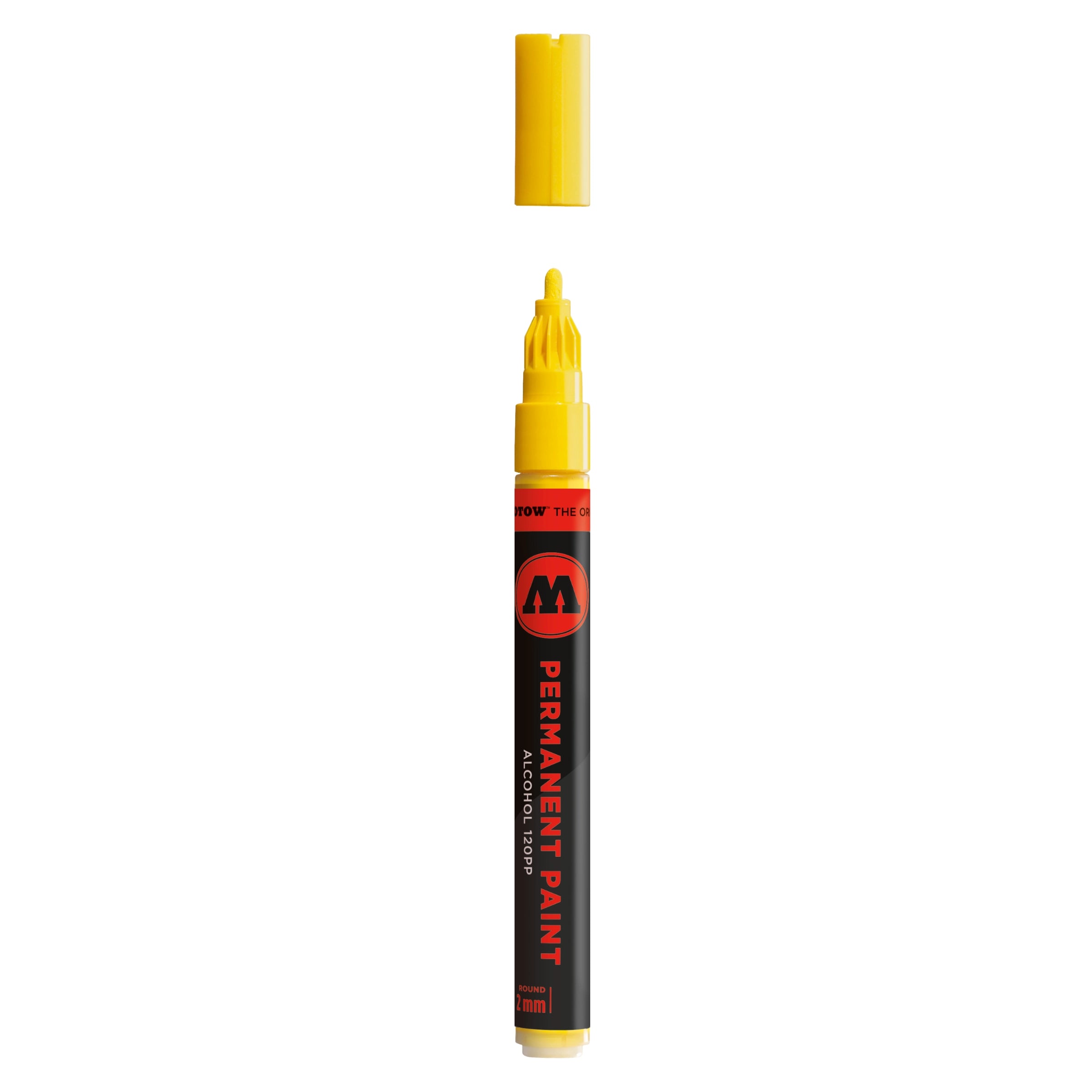 Molotow Permanent Paint 120PP Alcohol Marker (2mm) - Zinc Yellow image