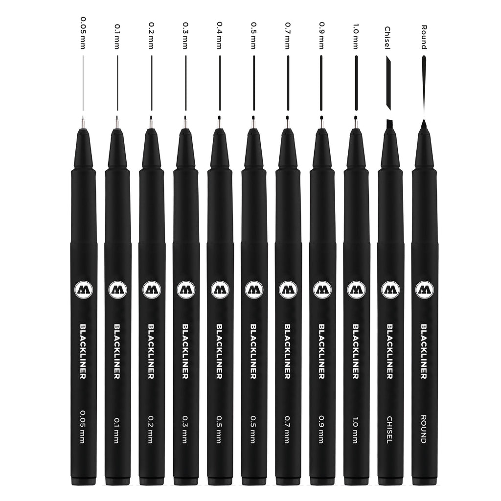 Molotow Blackliner Set (11 pcs.) image 1