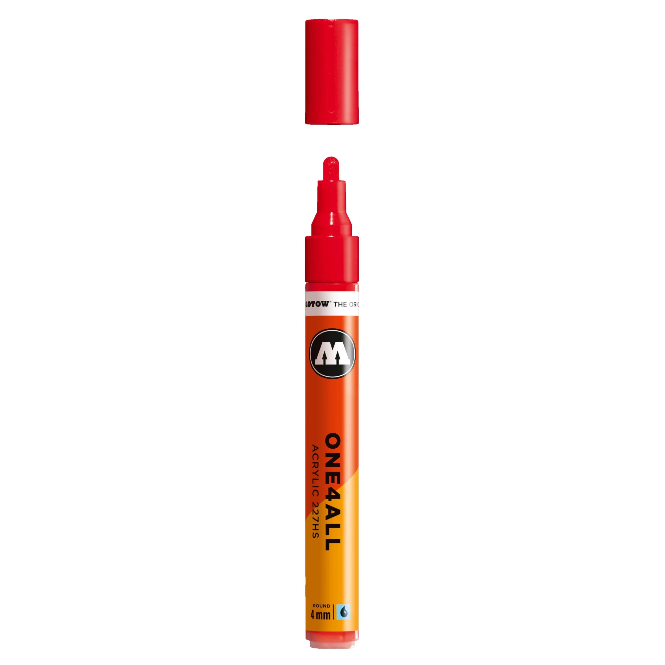 Molotow ONE4ALL 227HS Acrylic Marker (4mm) - Cherry Red image