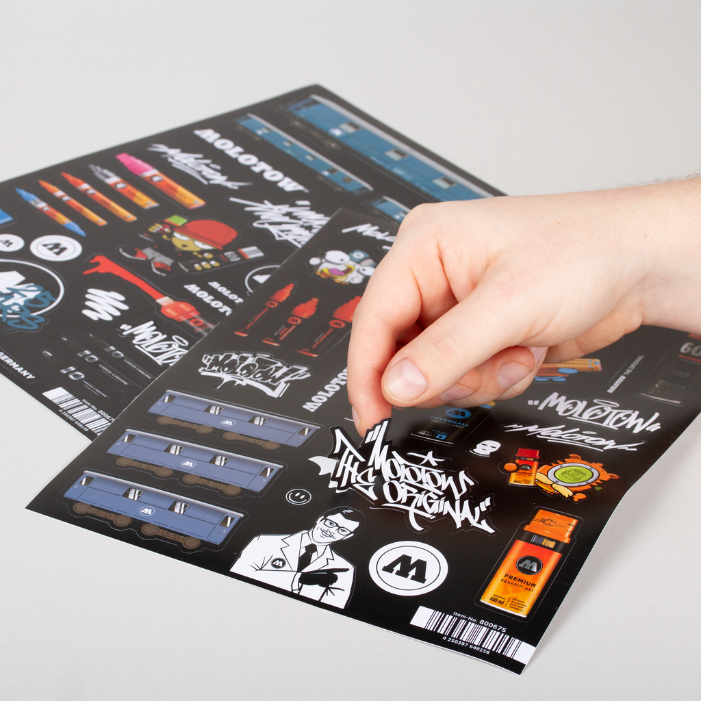 Molotow Sticker Sheet A image 1
