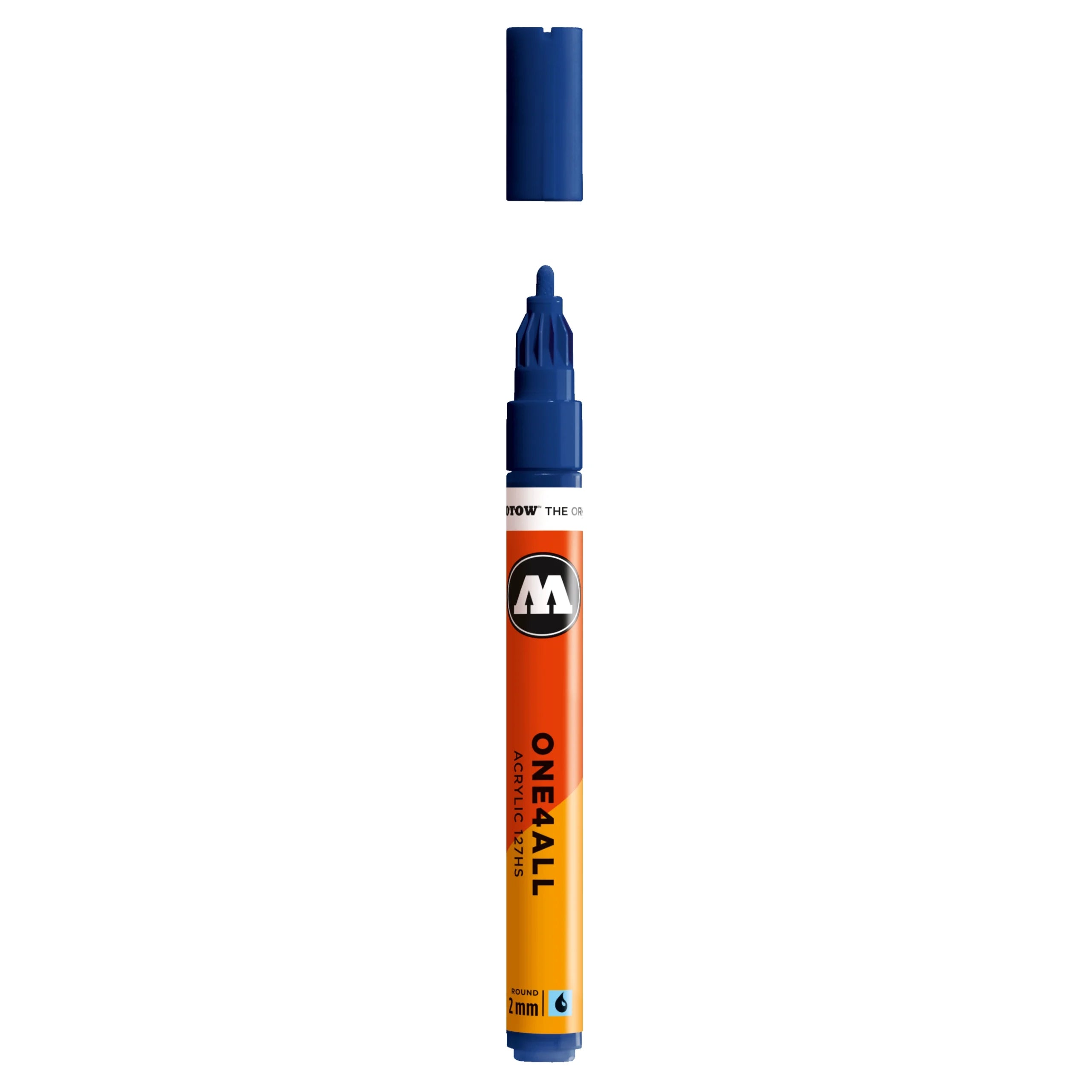 Molotow ONE4ALL 127HS Acrylic Marker (2mm) - Night Blue image