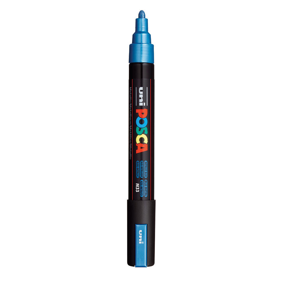 Posca PC-5M Acrylic Marker (Medium) - Metallic Blue image
