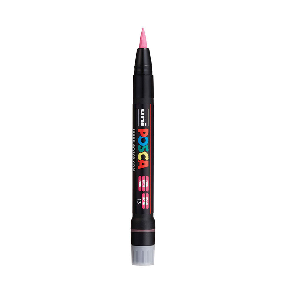 Posca PCF-350 Acrylic Marker (Brush) - Pink image