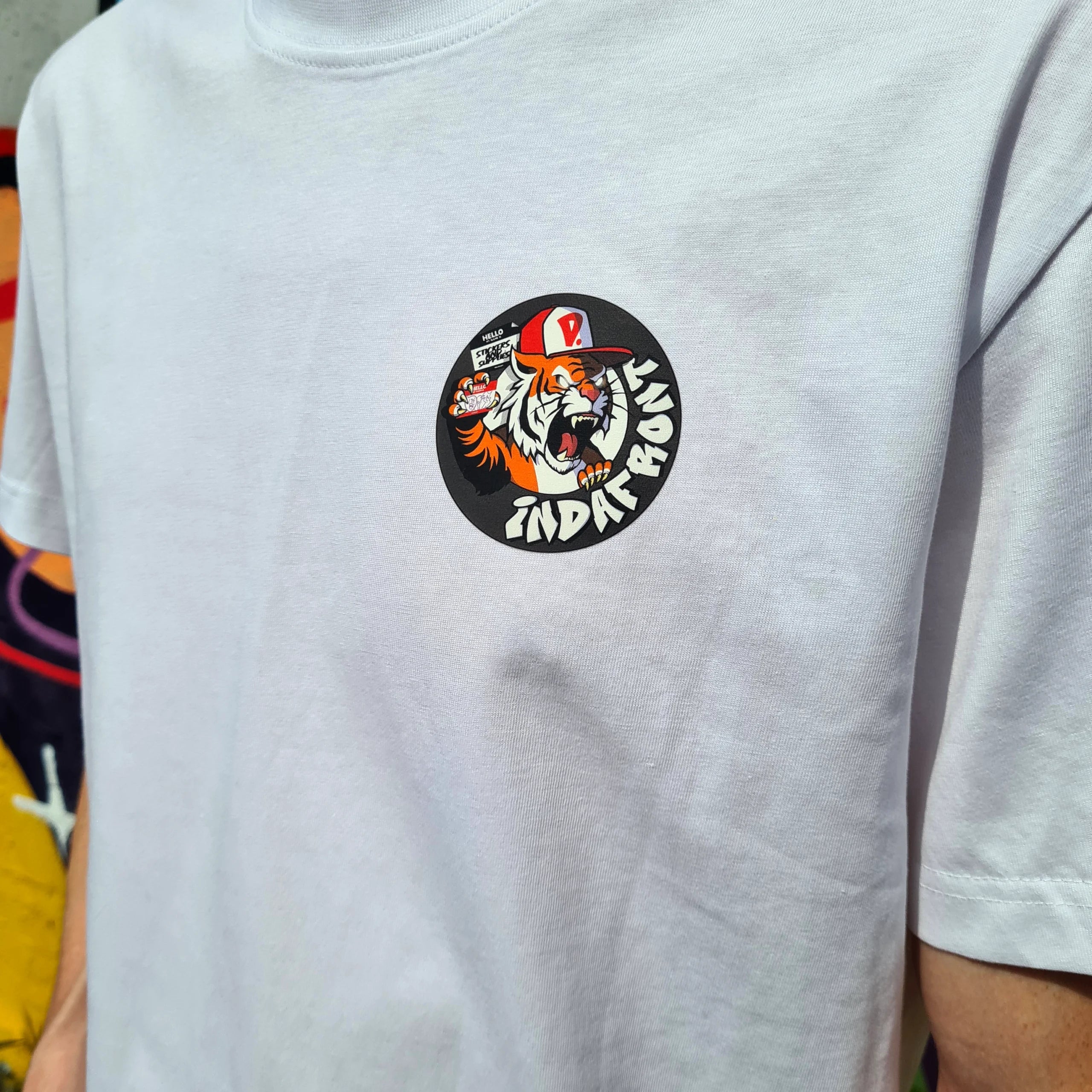 Roaring Taggie T-Shirt - White image 2