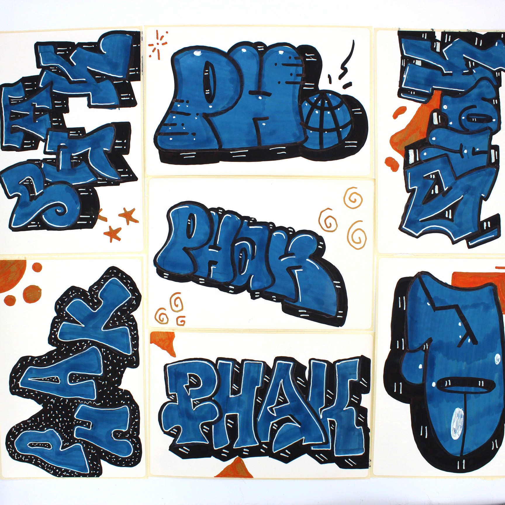 Phak Sticker Pack - Blue image