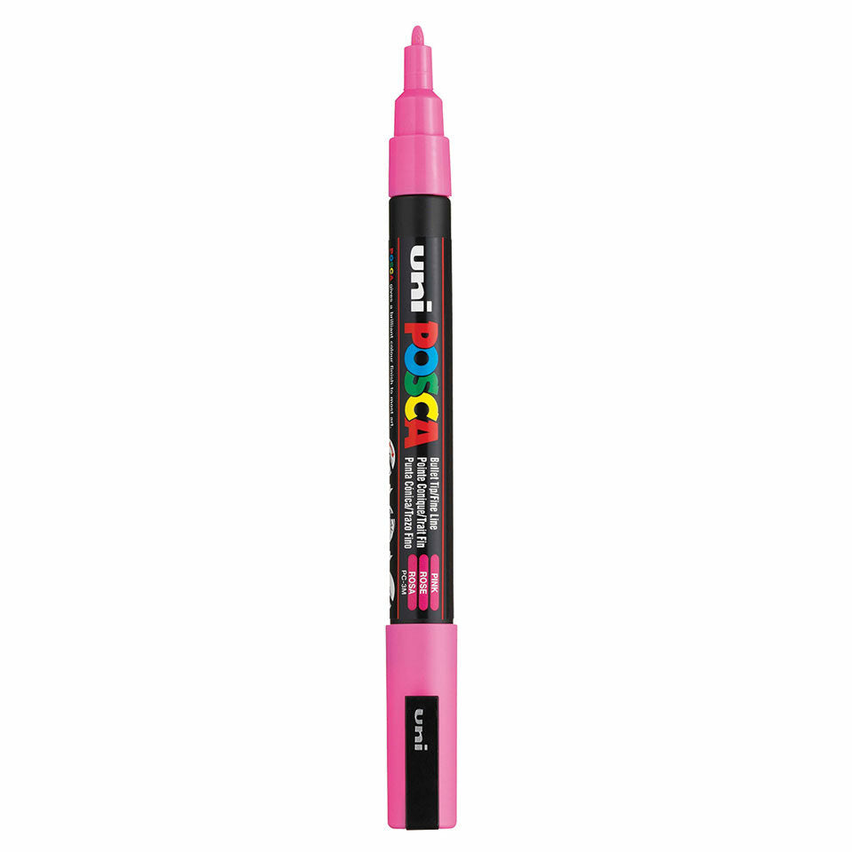Posca PC-3M Acrylic Marker (Fine) - Pink image
