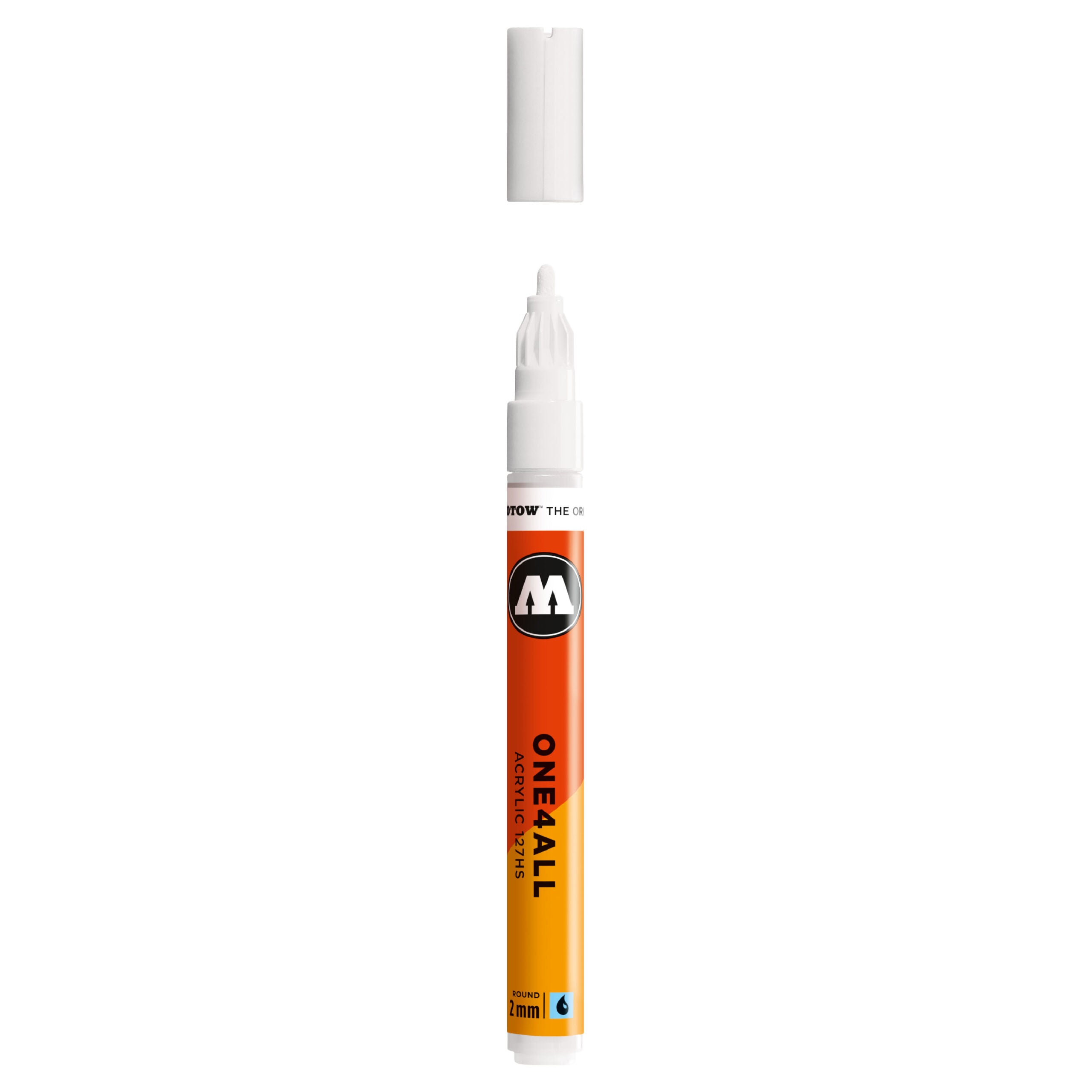 Molotow ONE4ALL 127HS Acrylic Marker (2mm) - Signal White image