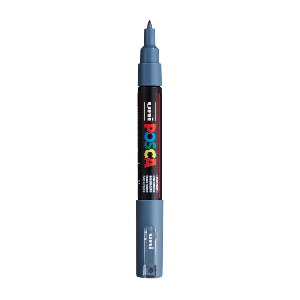 Posca PC-1MC Acrylic Marker (Extra Fine) - Slate Grey image