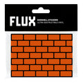 FLUX Egg Shell Stickers Bricks Orange (50 pcs.) image 0