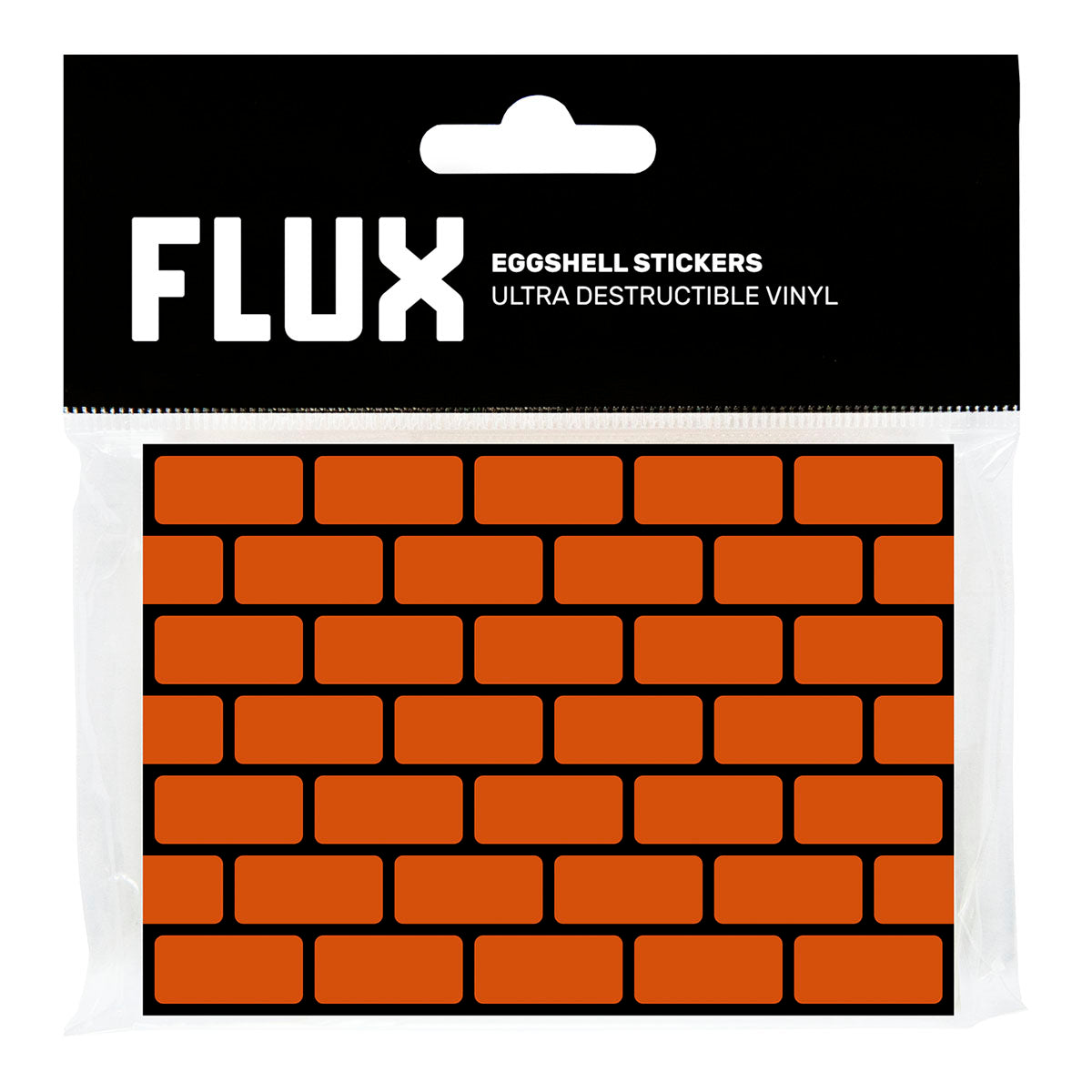 FLUX Egg Shell Stickers Bricks Orange (50 pcs.) image 0