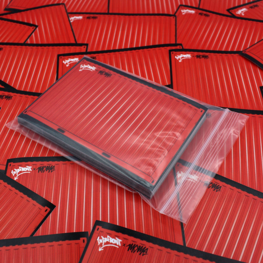 Container Stickers Red (50 pcs.) image 4
