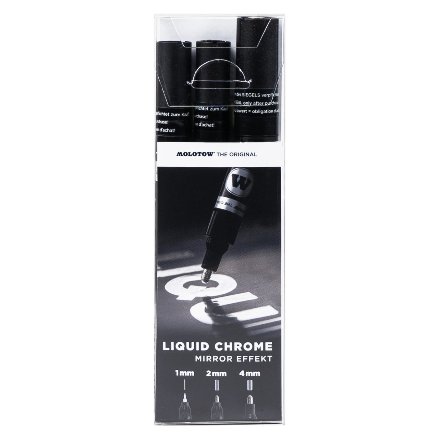 Molotow Liquid Chrome Marker Set (1, 2 & 4mm) image 0