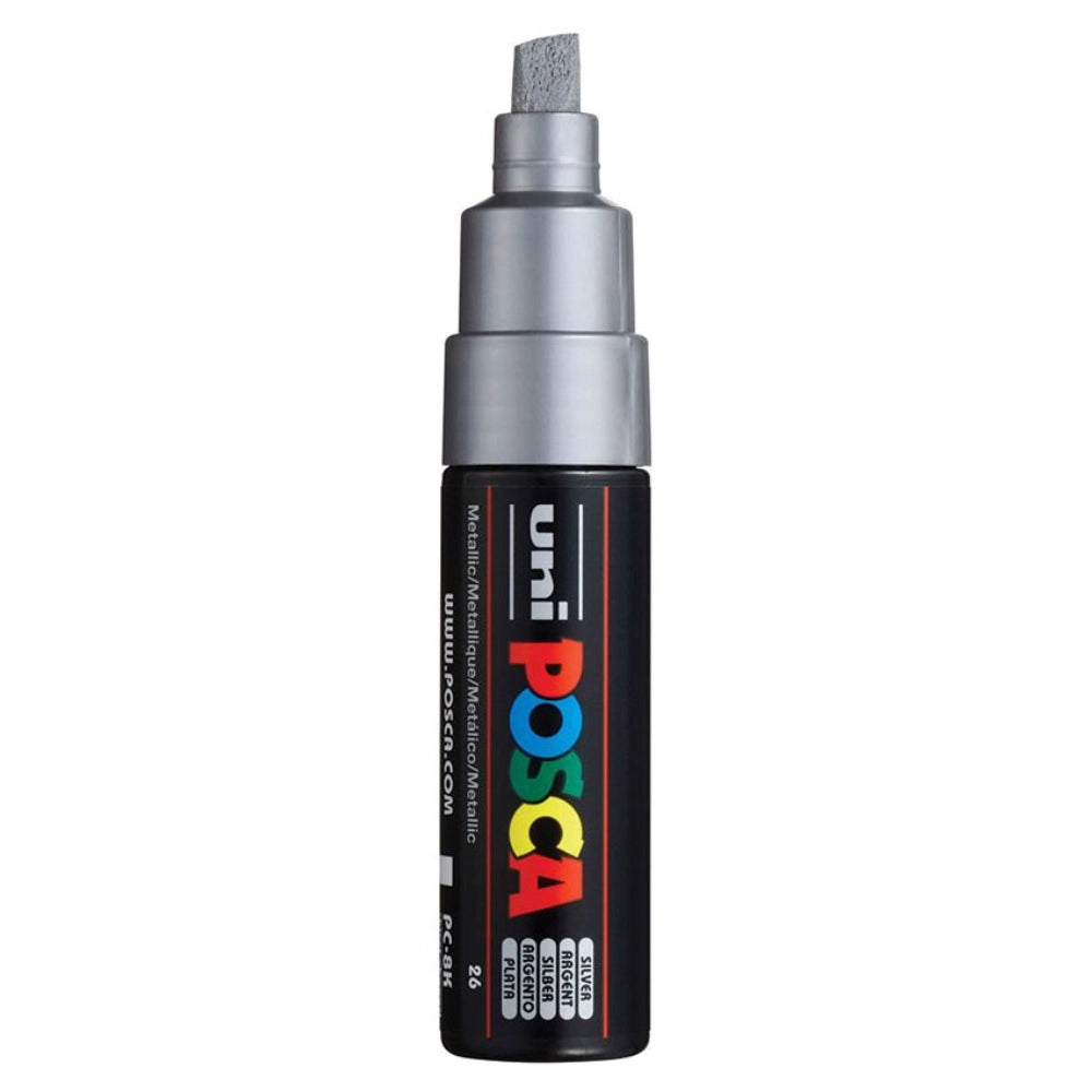 Posca PC-8K Acrylic Marker (8mm) - Silver image