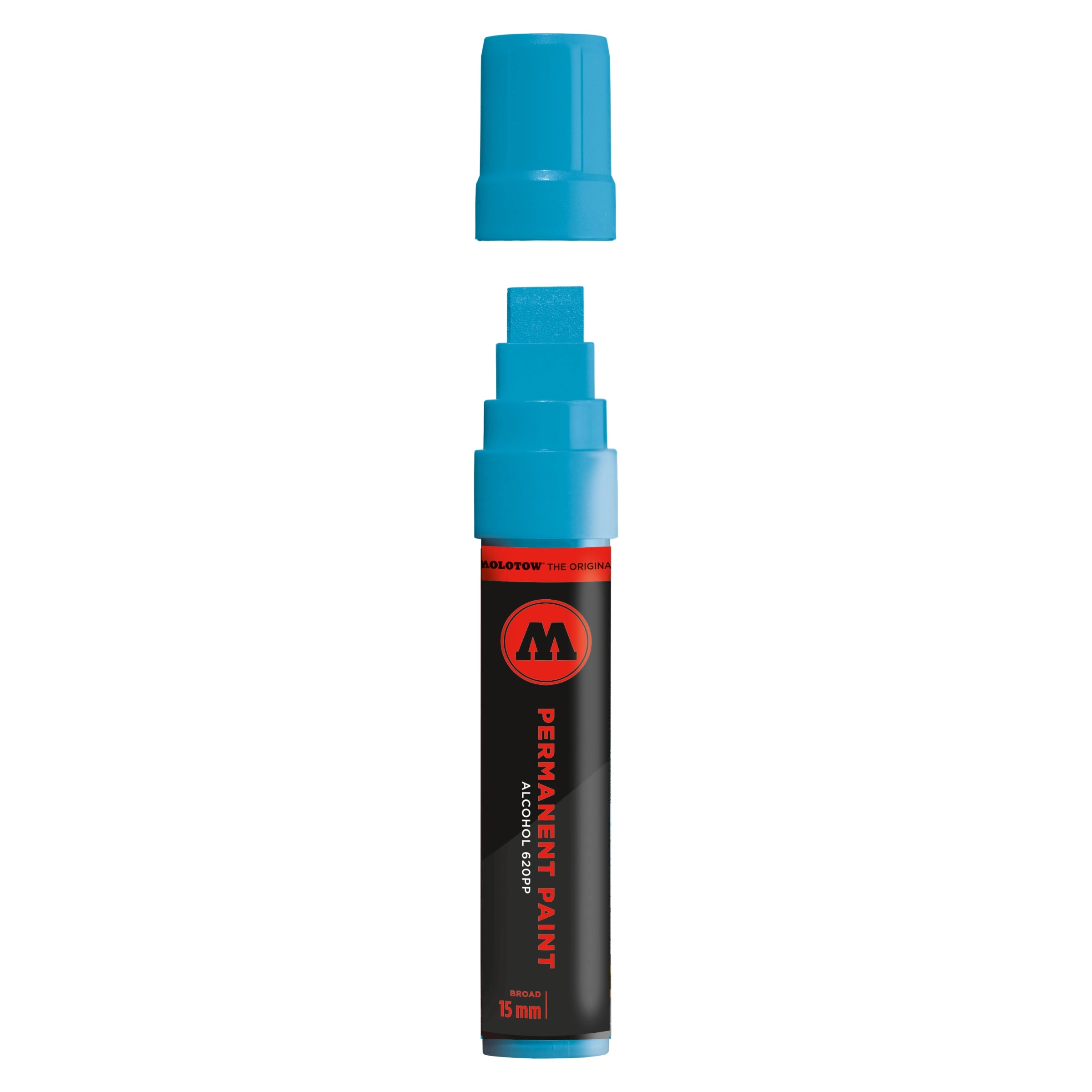 Molotow Permanent Paint 620PP Alcohol Marker (15mm) - Shock Blue Middle image