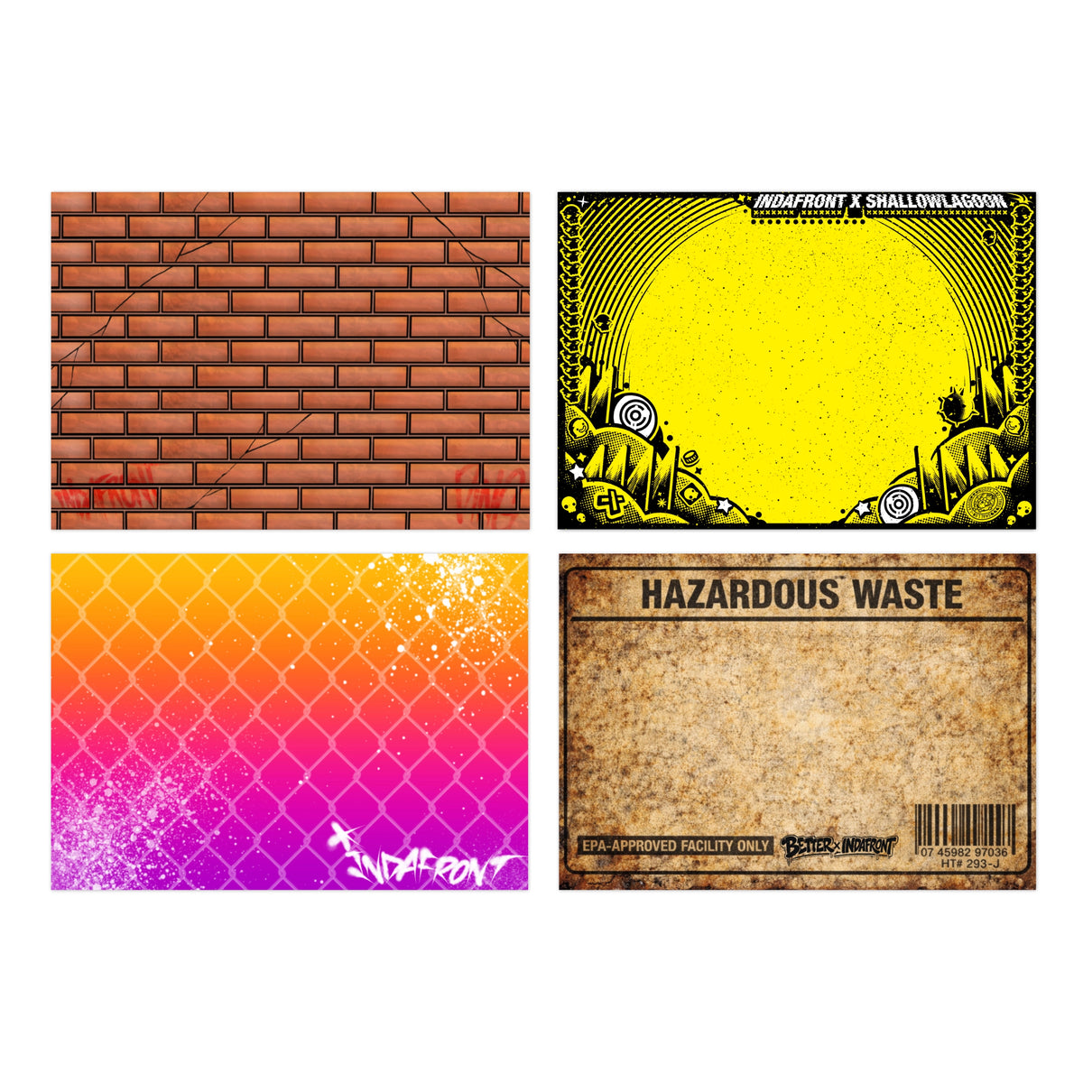 Indafront Stickers Combi Pack - Artist Special