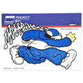 Mome Runner Boy Hand-Drawn Sticker - Priority Mail Blue Top Matte
