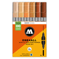 Molotow ONE4ALL TWIN Marker Wood Set (1.5-4mm) (6x) image 0