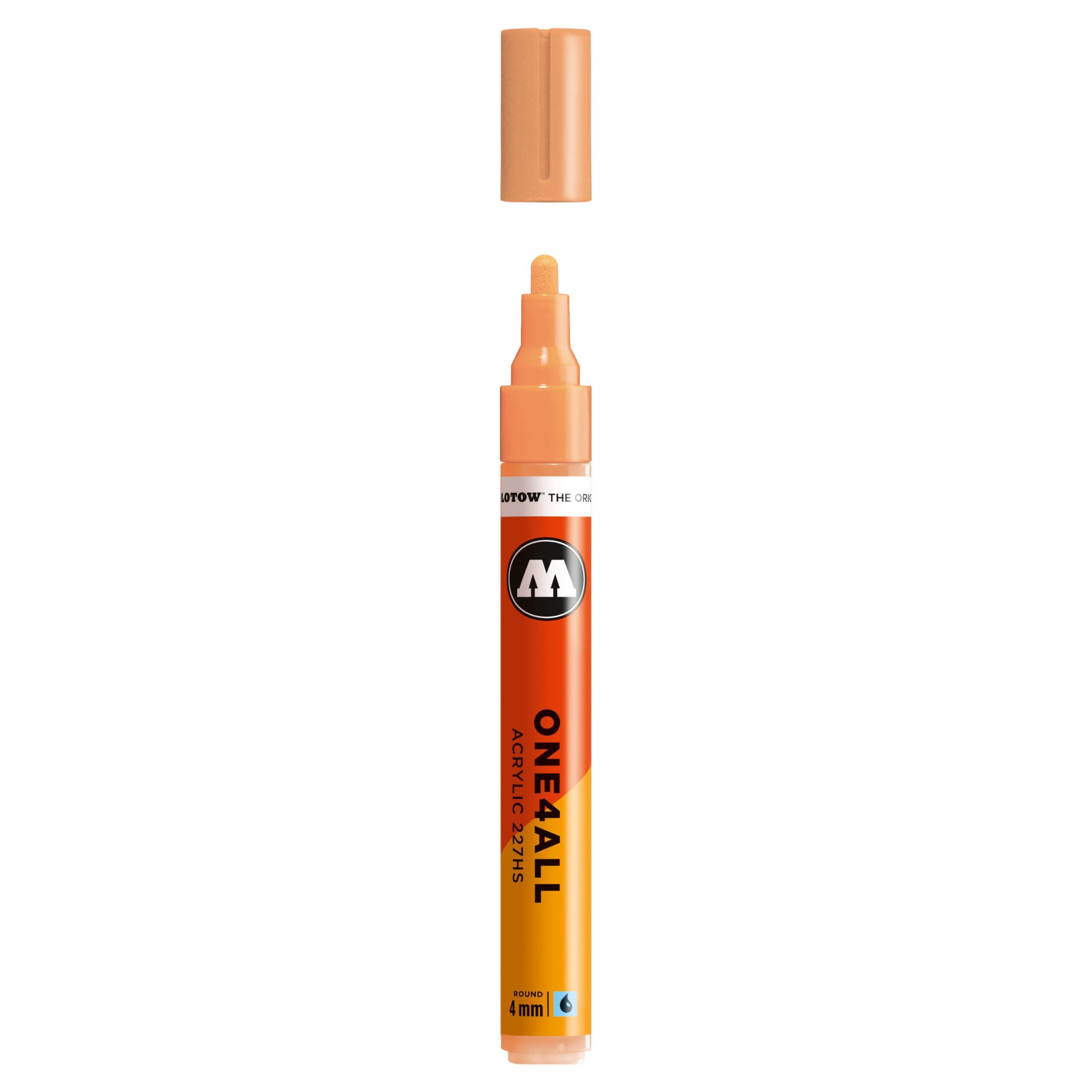 Molotow ONE4ALL 227HS Acrylic Marker (4mm) - Peach Pastel image