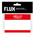 FLUX Egg Shell Stickers Hello My Name is Red (50 pcs.) image 0