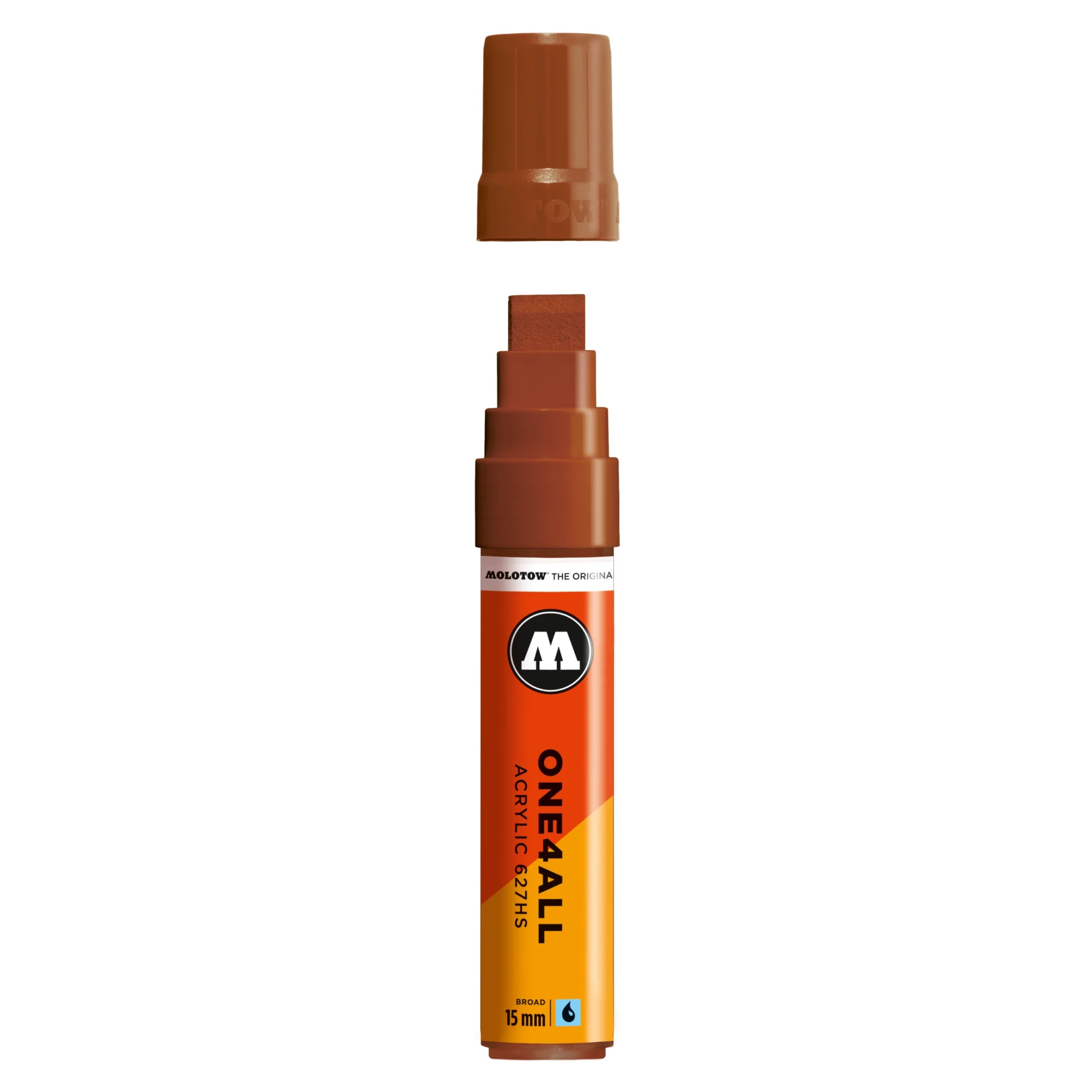 Molotow ONE4ALL 627HS Acrylic Marker (15mm) - Hazelnut Brown image