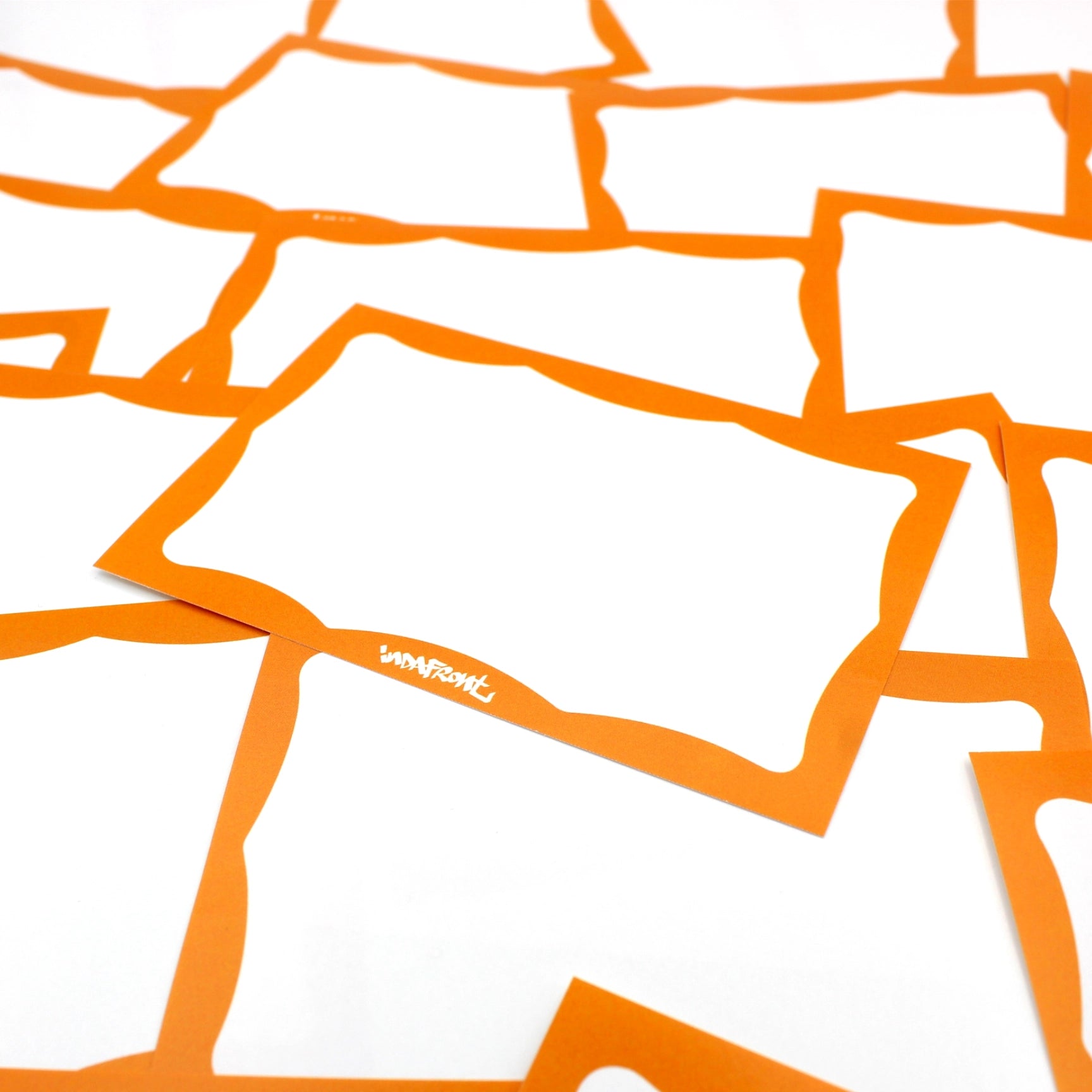 Wavy Border Stickers Orange (50 pcs.) image 4