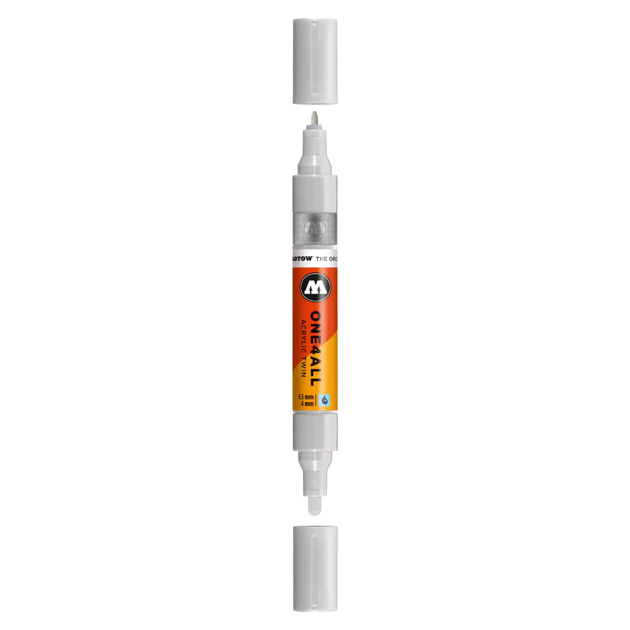 Molotow ONE4ALL Acrylic TWIN Marker (1.5-4mm) - Grey Blue Light image