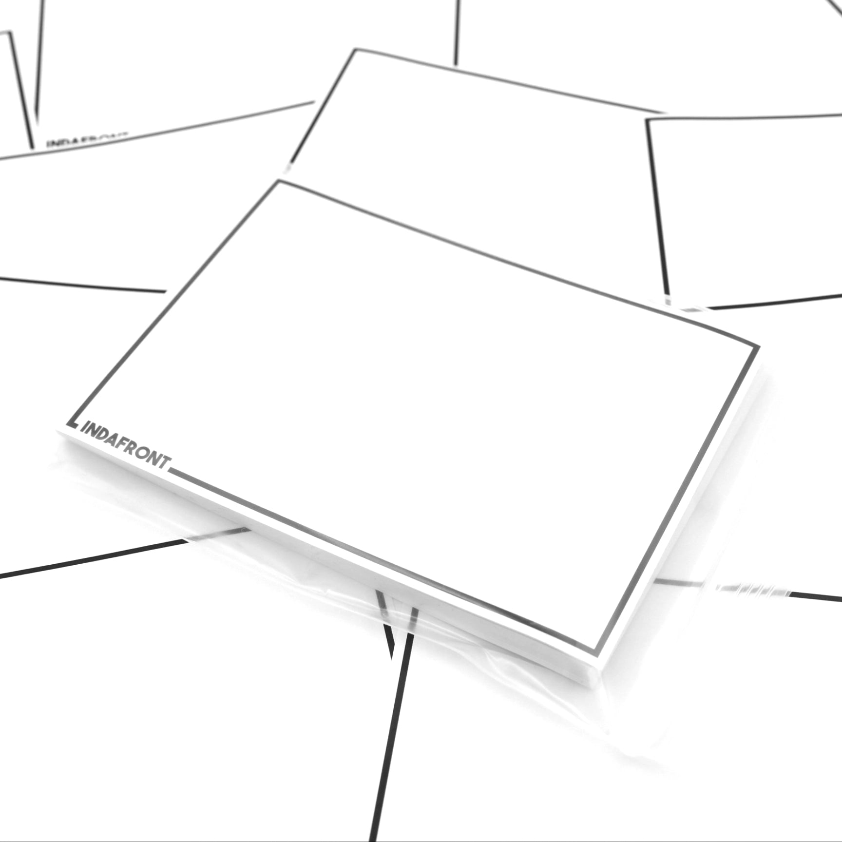 Line Border Stickers Black (50 pcs.) image 4