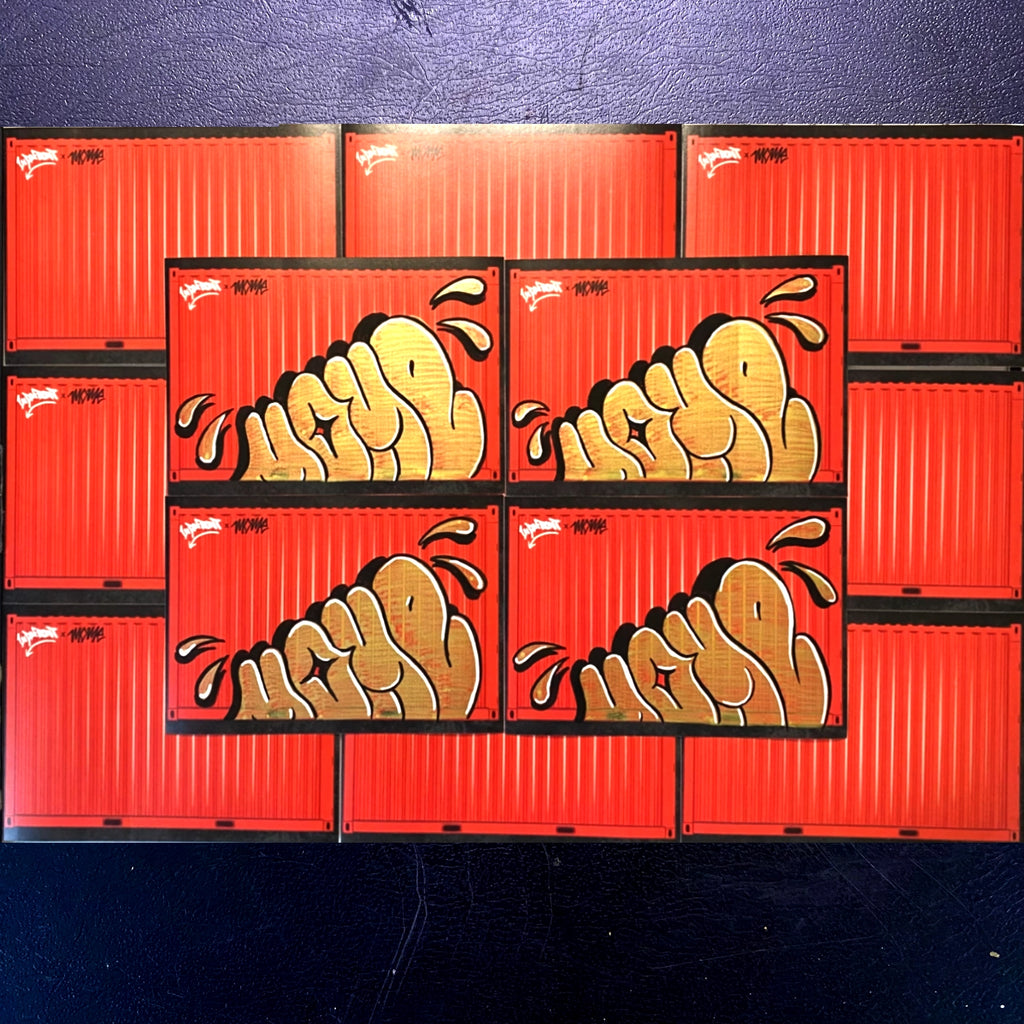 Container Stickers Red (50 pcs.) image 2