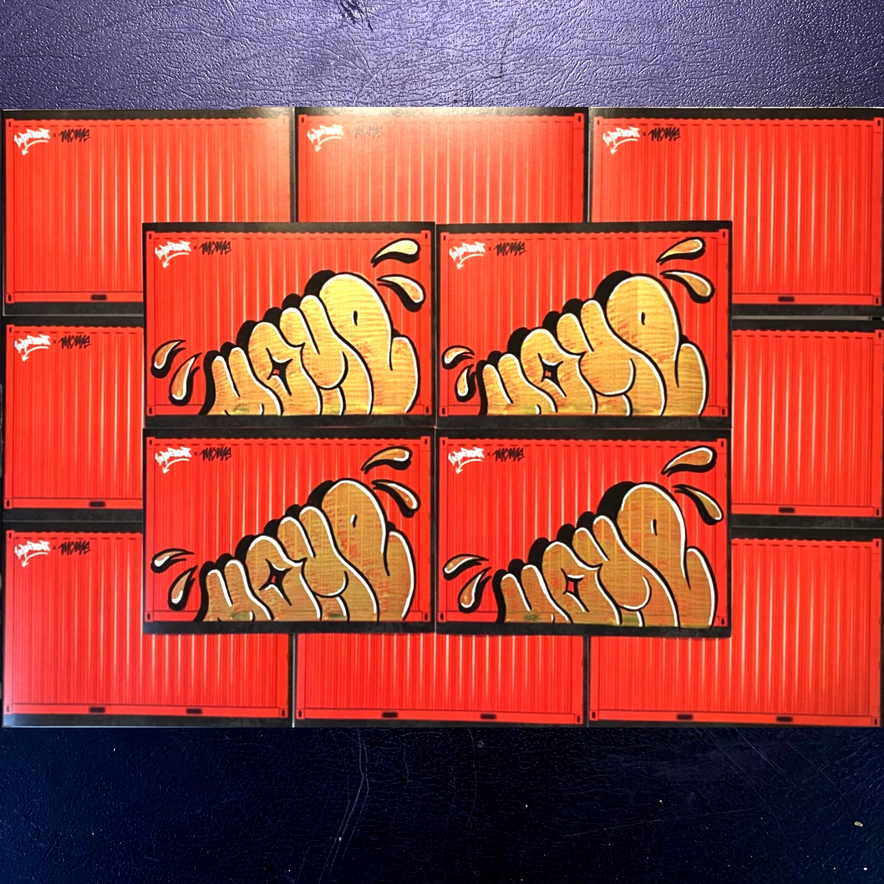 Container Stickers Red (50 pcs.) image 2