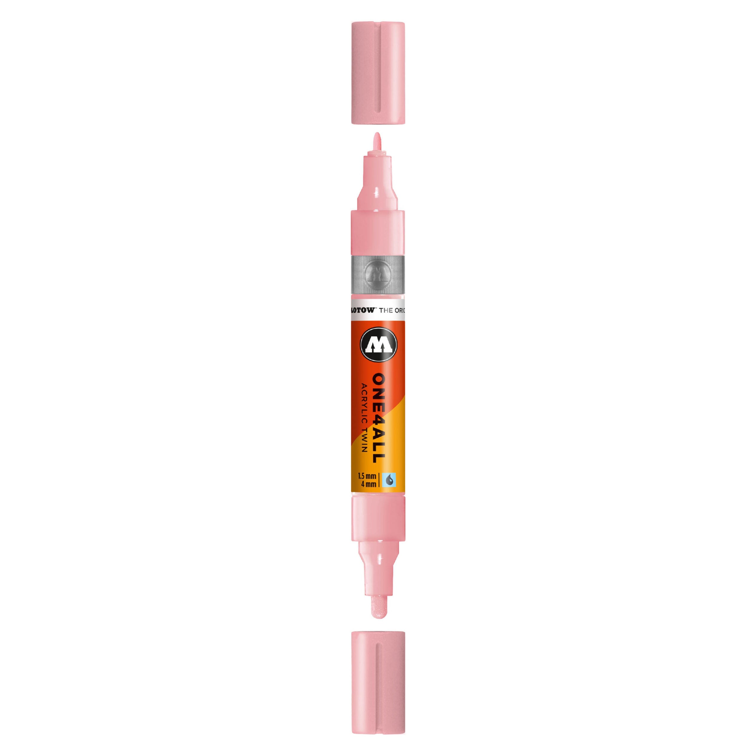 Molotow ONE4ALL Acrylic TWIN Marker (1.5-4mm) - Powder Pastel image