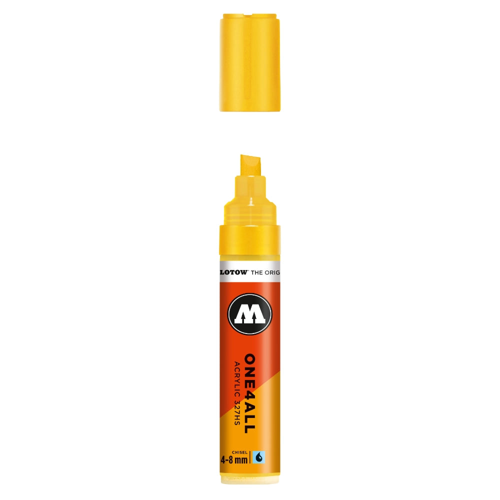 Molotow ONE4ALL 327HS Acrylic Marker (4-8mm) - Zinc Yellow image