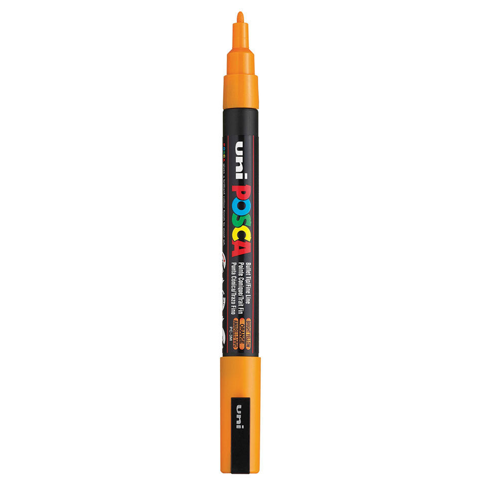 Posca PC-3M Acrylic Marker (Fine) - Bright Yellow image