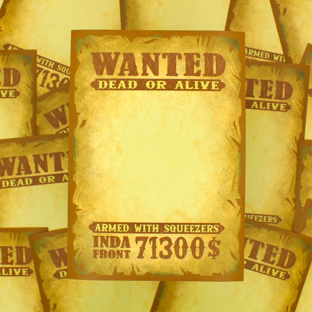 WANTED Stickers A6 (25 pcs.) image 2