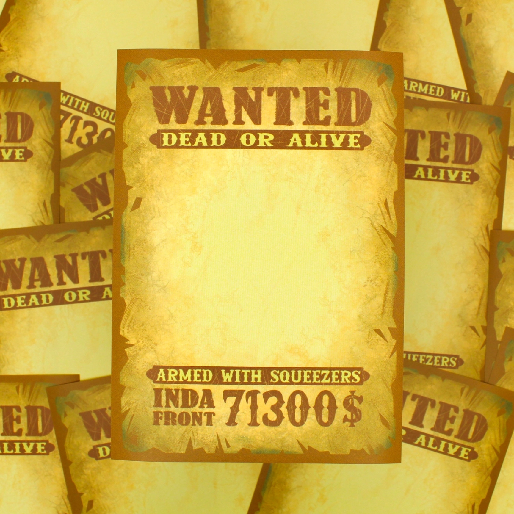 WANTED Stickers A6 (25 pcs.) image 2