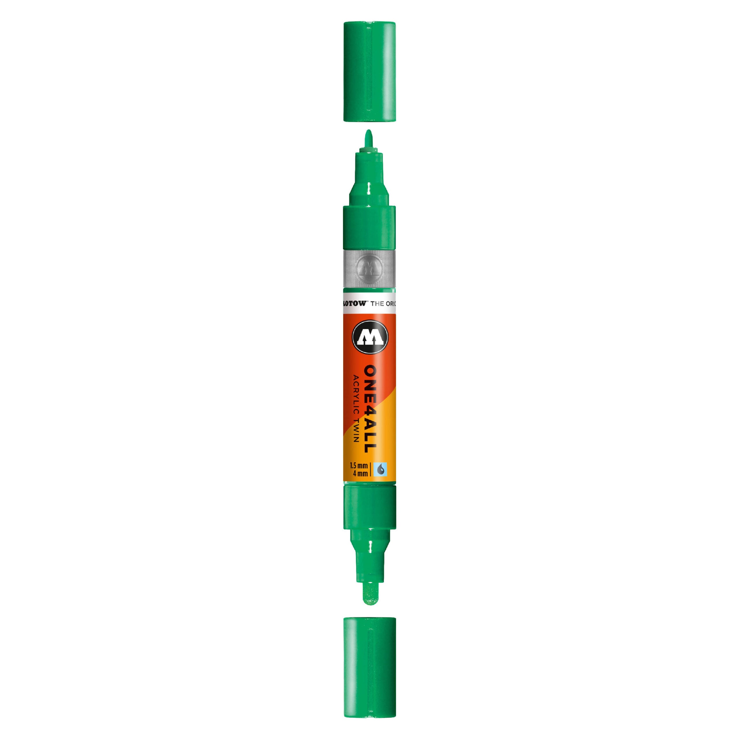 Molotow ONE4ALL Acrylic TWIN Marker (1.5-4mm) - Turquoise image