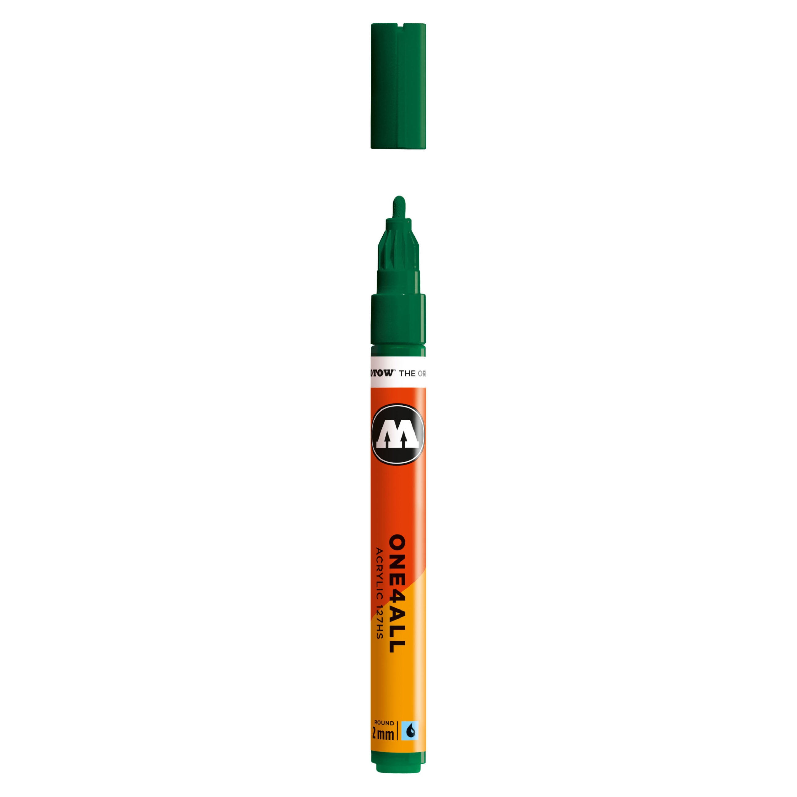 Molotow ONE4ALL 127HS Acrylic Marker (2mm) - Mister Green image