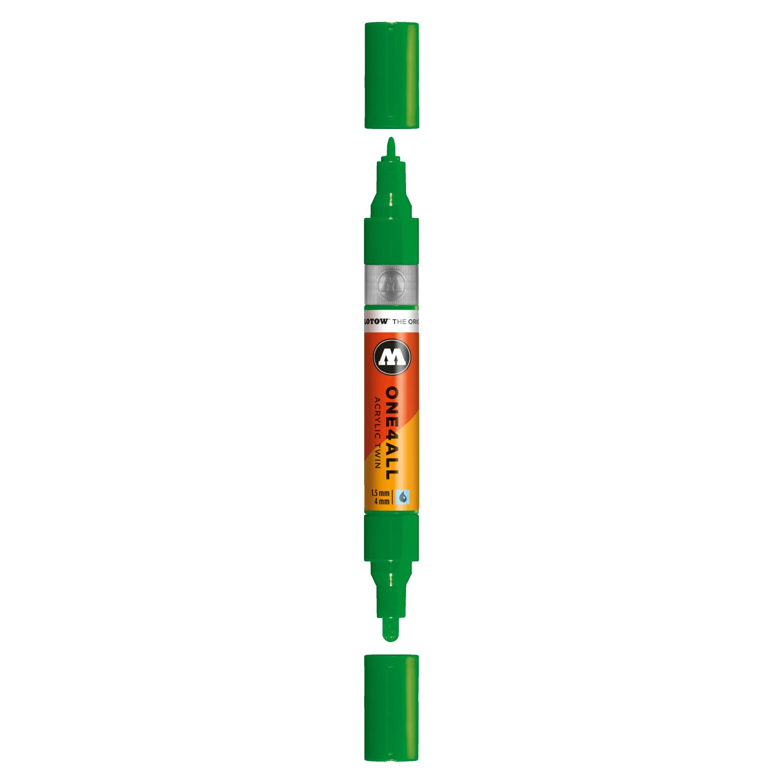 Molotow ONE4ALL Acrylic TWIN Marker (1.5-4mm) - Clover Green image
