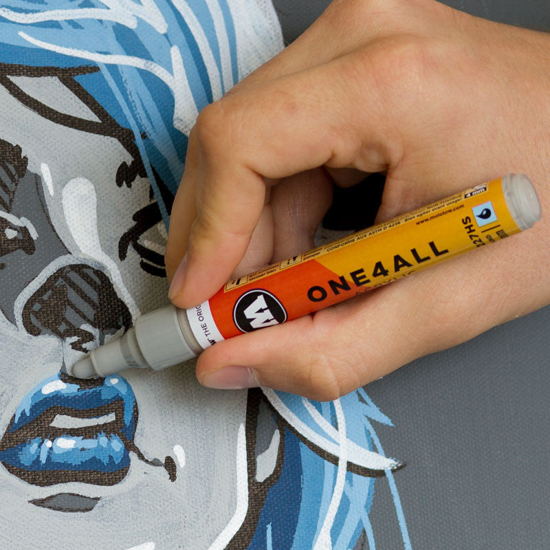 Molotow ONE4ALL 227HS Grey Set (4mm) (6x) image 1