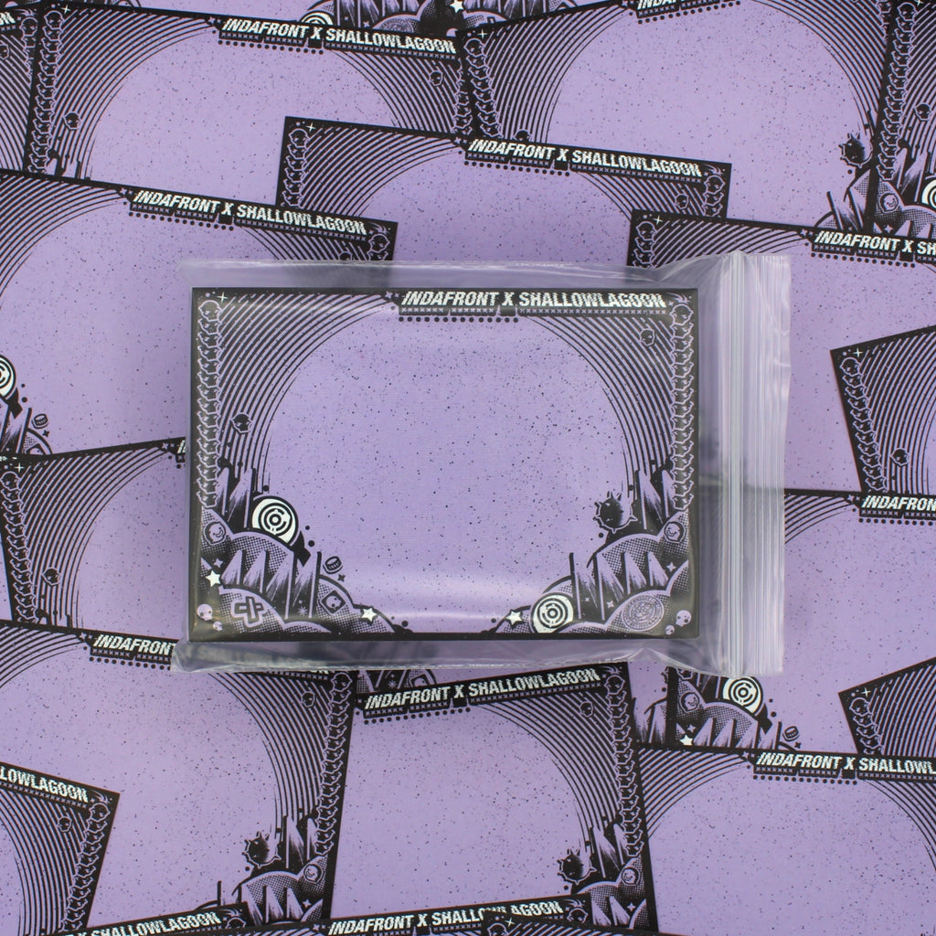 Shallow Lagoon x Indafront Purple Stickers (50 pcs.) image 2